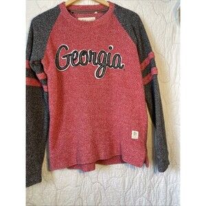 Pressbox Vintage Georgia Bulldogs Long Sleeve Sweater Women’s MED